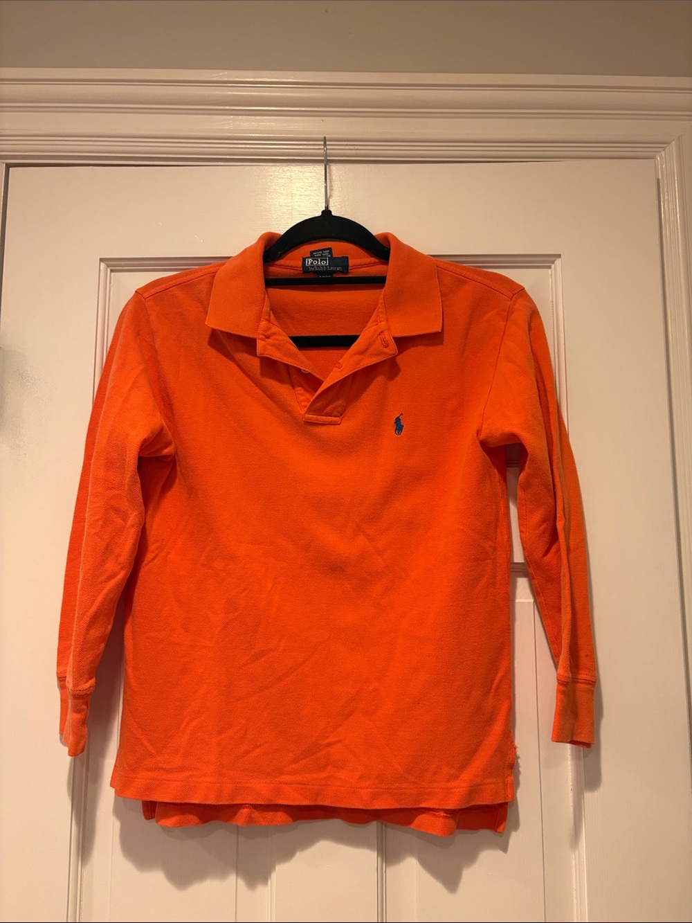 Polo by Ralph Lauren Kids Long-Sleeve Polo in Orange